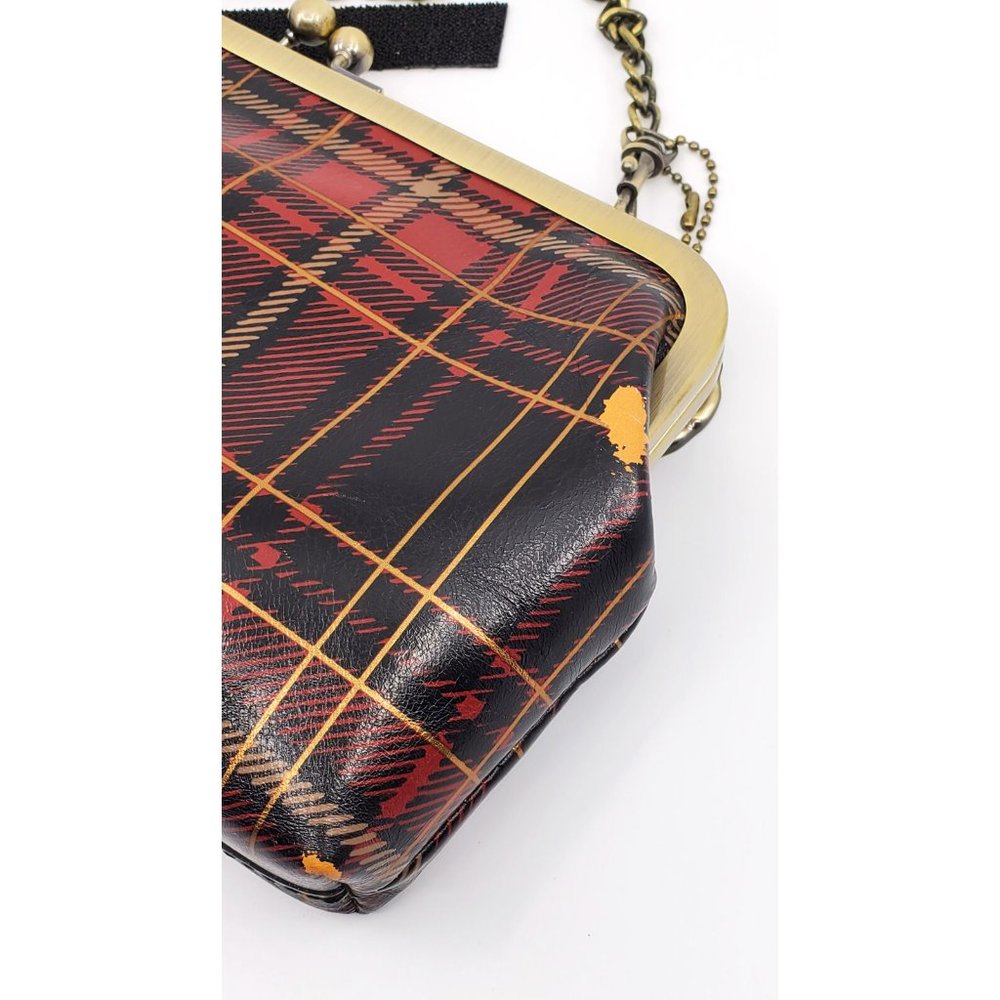 NWD Patricia Nash Red Tartan Potenaz Clutch - Picture 6 of 8
